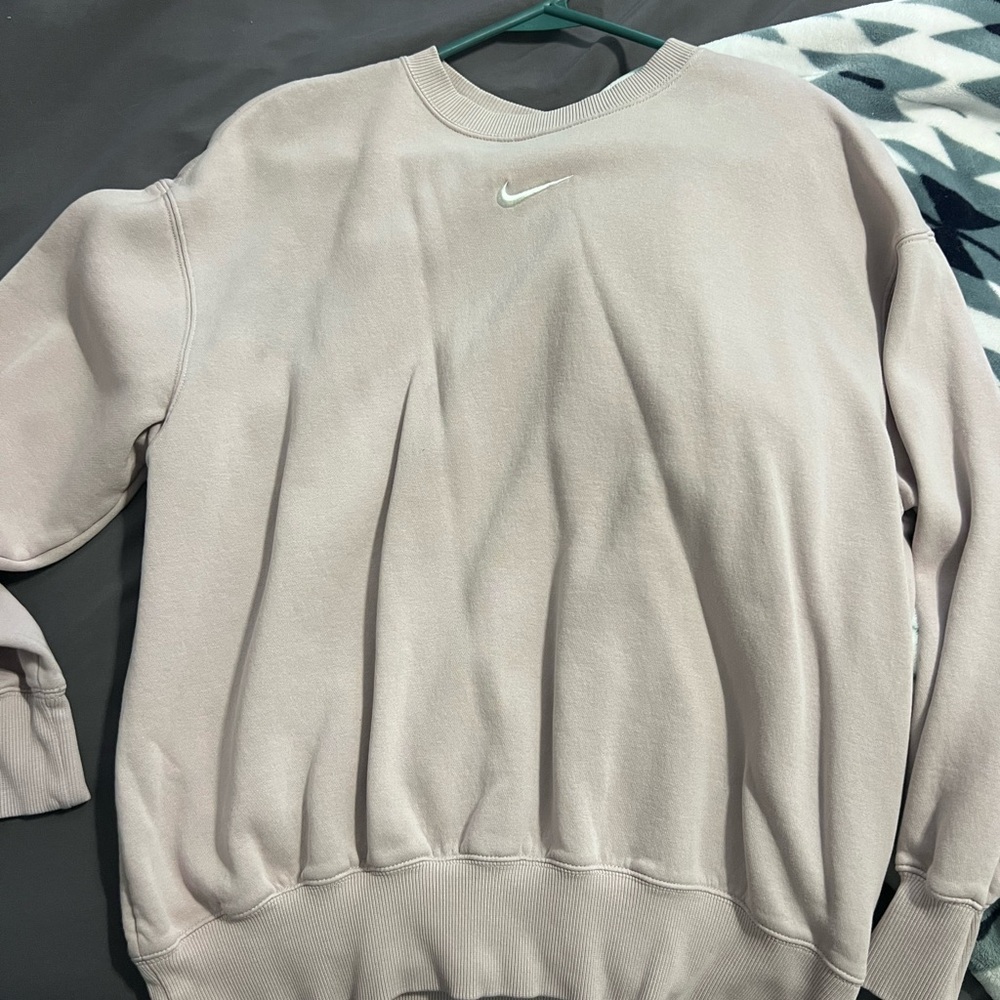 Nike Beige Fleece Sweatshirt